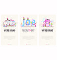 mobile app page vector image