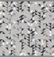 seamless geometric pattern with triangles vector image