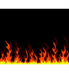 Seamless fire flame background Royalty Free Vector Image
