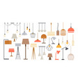 lamp for room lighting vector image vector image