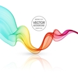abstract curved lines background template vector image