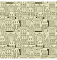 city seamless pattern vector image vector image