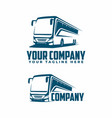 bus logo abstract vector image vector image