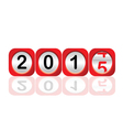 new year counter for 2015 vector image