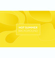 abstract yellow creative fluid pattern vector image