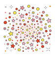festive firework or firecracker icon in line art vector image vector image