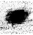 brush stroke with spray paint elements vector image