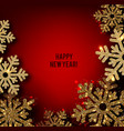 merry christmas greeting wit vector image