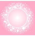 abstract pink frame vector image vector image
