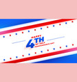 happy 4th of july independence day poster design vector image vector image