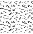 swirled brush strokes seamless pattern vector image