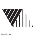simple geometric shape vector image