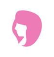 beauty woman hair logo icon design vector image vector image