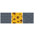 textures of steel plates old metal wall with rust vector image