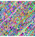 colorful diagonal seamless pattern vector image