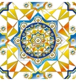 ornate seamless border in eastern style vector image