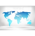 abstract creative concept map of the world vector image vector image