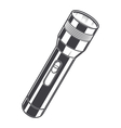 pocket flashlight vector image