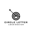 archery board logo vector image vector image