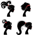 beautiful woman vector image vector image