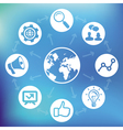 internet marketing vector image vector image