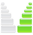 blank message bubbles chat or messenger vector image