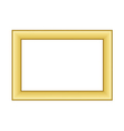 gold frame beautiful golden white vector image vector image