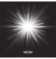 abstract gleaming light rays background vector image