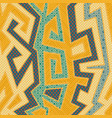colored trible geometric pattern vector image