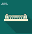 musee d orsay in paris france landmark icon vector image