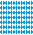 bavarian flag seamless pattern for oktoberfest vector image
