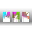 design background cover with colorful abstract vector image