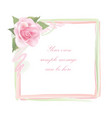 floral background flower rose bouquet vintage vector image