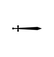 sword icon design template isolated vector image