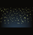 night sky with full of stars twinkle vector image