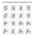 air conditioner cleaning vector image