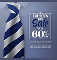 fathers day sale promotion banner vector image vector image