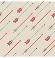seamless colorful ethnic pattern with arrows vector image vector image
