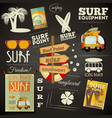 chalk surf vector image vector image