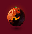 low poly style halloween vector image vector image