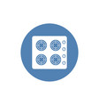 gas stove icon trendy modern symbol for web site vector image vector image