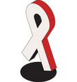oncology cancer sign composition vector image vector image