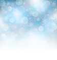 winter background vector image vector image