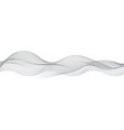 undulate swirl wave swoosh gray twisted curve vector image