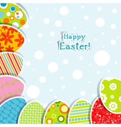 Template easter greeting card Royalty Free Vector Image