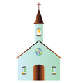 cartoon church vector image