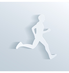Running man Royalty Free Vector Image - VectorStock