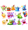 monster party vector image