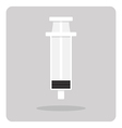 syringe icon vector image vector image