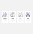 business strategies - modern line design style web vector image vector image